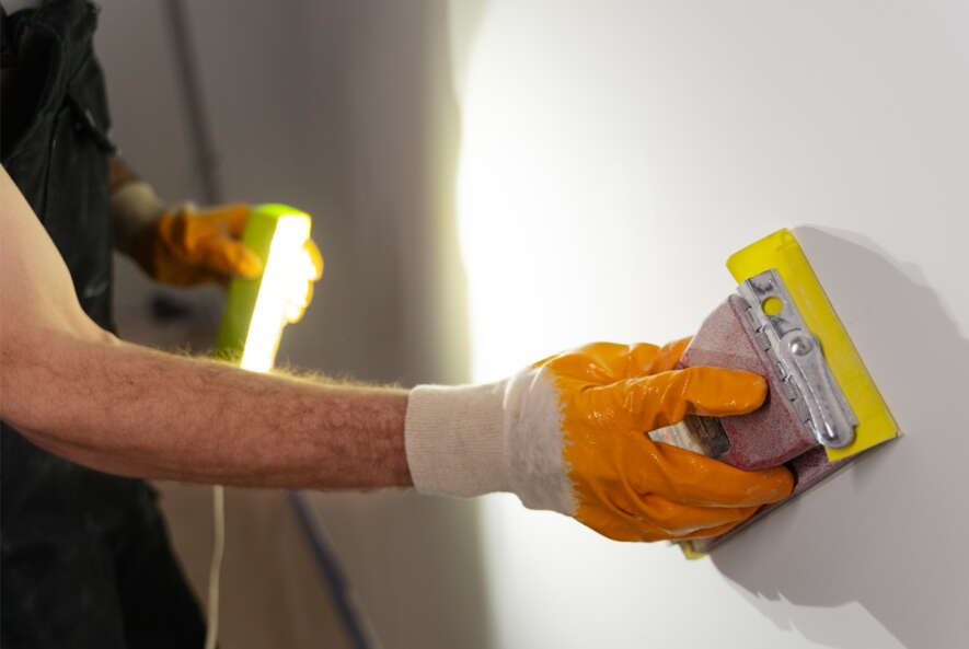 Skimming and plastering